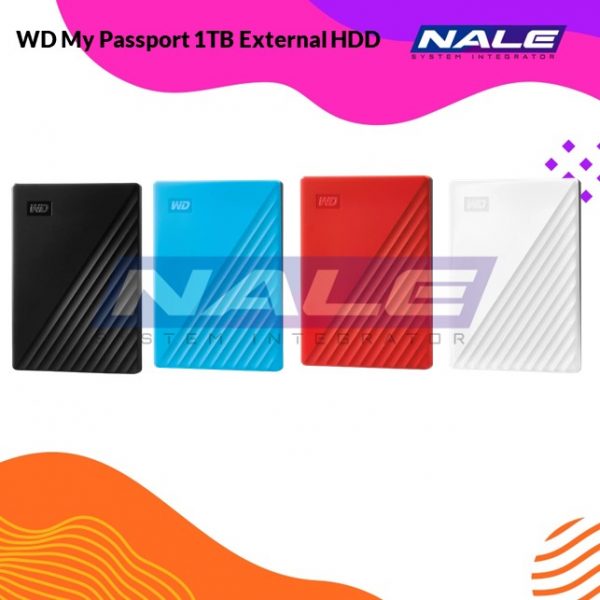 WD My Passport 1TB External HDD
