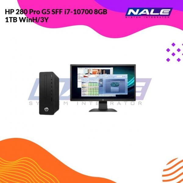 HP 280 Pro G5 SFF i7-10700 8GB 1TB WinH/3Y
